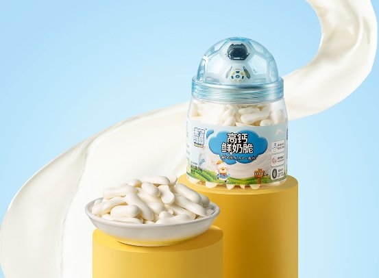 米可泡泡高钙鲜奶脆新上市，打造儿童趣味“食”光